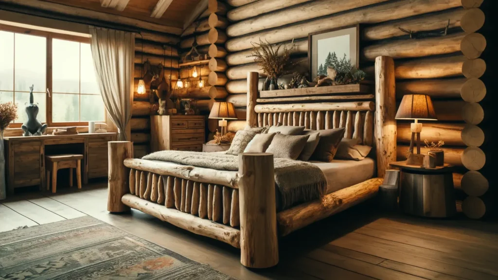 Rustic Cabin Bedroom Decor for a Mountain House